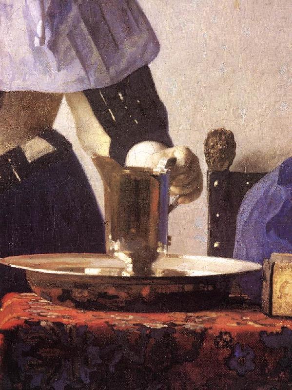 Young Woman with a Water Jug (detail) re, VERMEER VAN DELFT, Jan